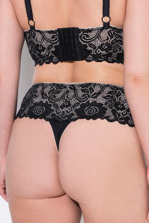 Produktbild TruYou String-Panty, Spitze, High Waist (60)