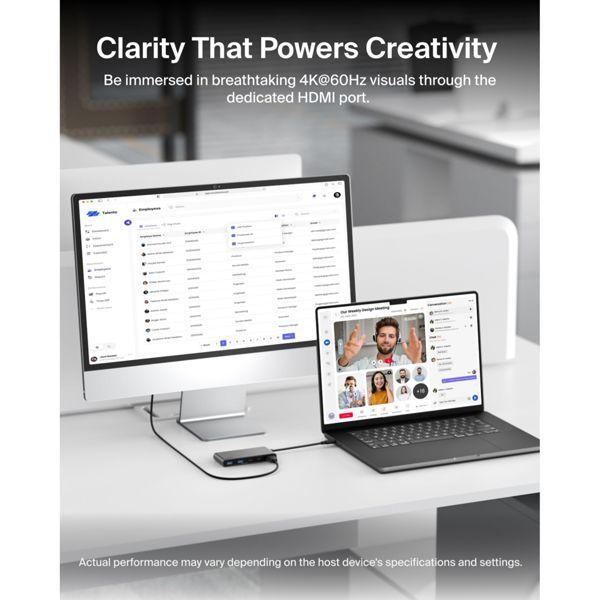 Immagine prodotto Belkin Connect 7-In-1 USB-C Hub Mit Dual USB-C Ports Silber (USB-C, 7 porte)