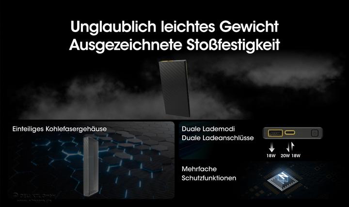 Productafbeelding Nitecore Carbo (10000 mAh, 38 W, 38.50 Wh)