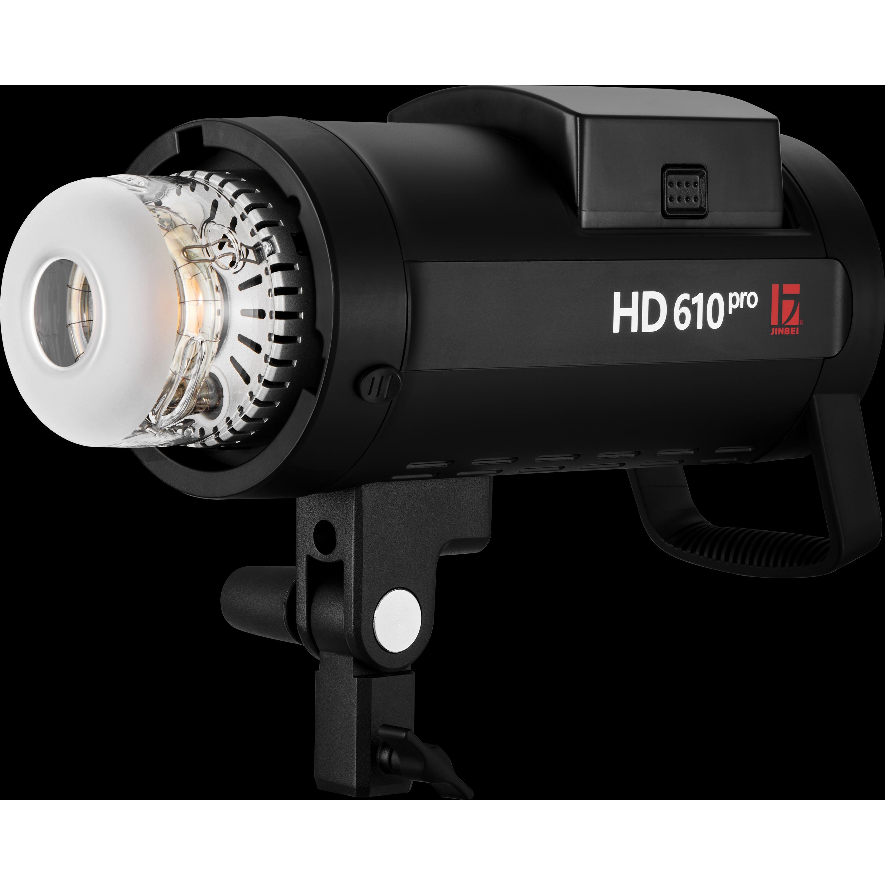 Jinbei 1.02.011707 HD-610 TTL PRO Battery Monolight (600 W, Blitzkopf), Studioblitz