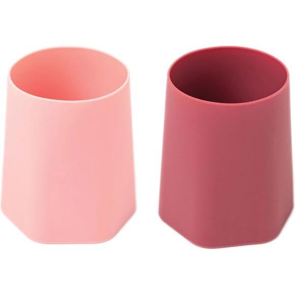 Tiny Love, Kindergeschirr + Kinderbesteck, Silikonbecher im 2er-Pack