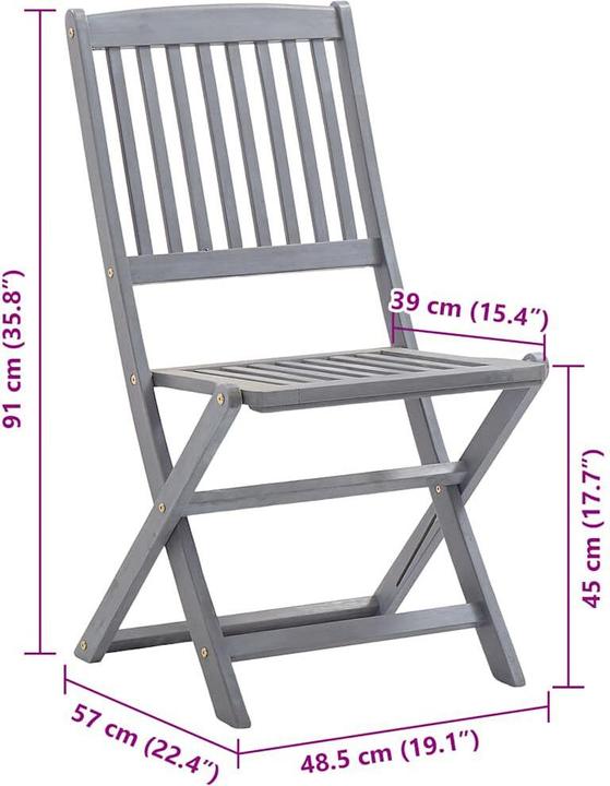 Produktbild vidaXL Gartenstuhl
