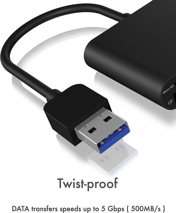 Immagine prodotto Icy Box IB-CR301-U3, USB3.0 Multi-Card (USB 3.0)