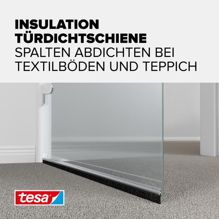 Produktbild tesa tesamoll Türdichtschiene für Teppich, selbstklebend