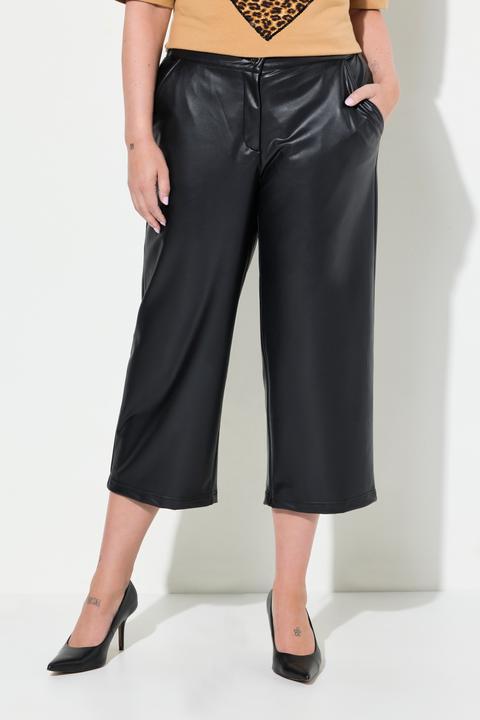 Produktbild Miamoda Culotte, weites Bein, Lederoptik (54)