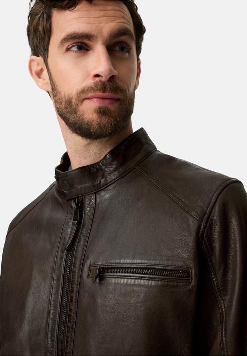 Actual product image Camel Active Biker Lederjacke mit Innentaschen (62)