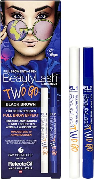 Actual product image Refectocil BeautyLash Two Go (Black Brown)