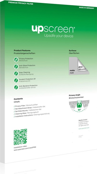 Produktbild upscreen Spy Shield Blickschutzfilter (52")