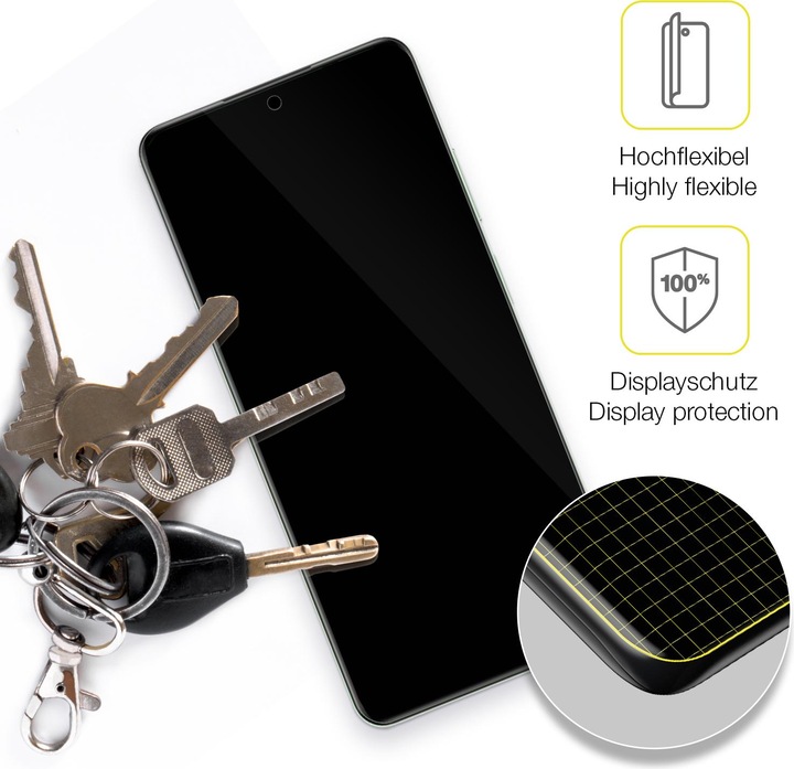 Produktbild Dipos 3D Full Cover Schutzfolie (1 Stück, Xiaomi Redmi 12 5G)