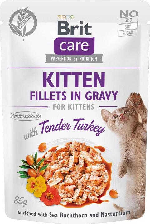 Immagine prodotto Brit Care Kitten Gravy Tacchino 85g (Junior, 1 pz., 85 g)
