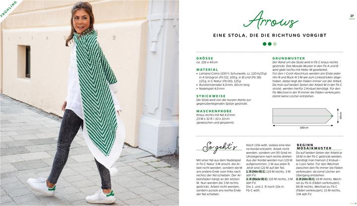 Produktbild Mosaiktücher stricken (Deutsch, Julia-Maria Hegenbart, 2018)