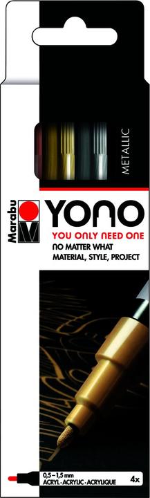 Produktbild Marabu Marker YonoMetal 0,5-1,5mm 4St (4x)
