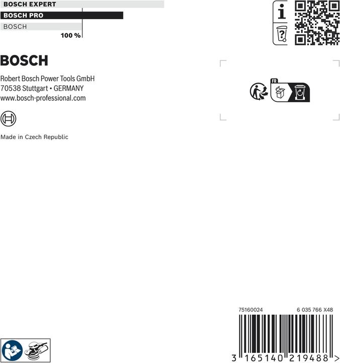 Produktbild Bosch Professional Zubehör Schleifteller extraweich, 125 mm (Fein)
