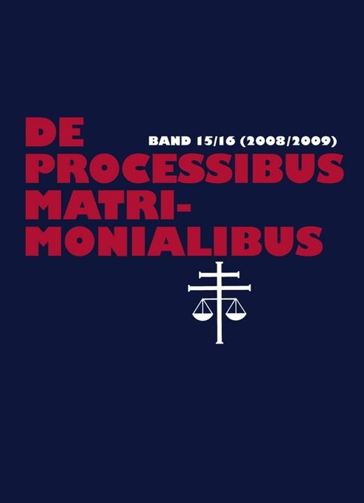 Produktbild De processibus matrimonialibus (Deutsch, Elmar Güthoff, Karl-Heinz Selge, 2016)