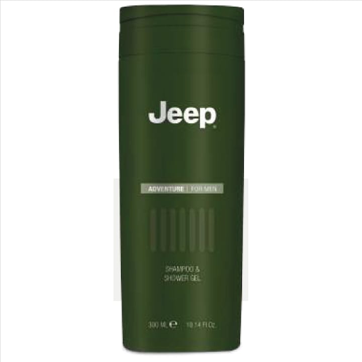 Image du produit Jeep Adventure All in One Shampoo & Shower Gel 300ml - Nouveau (300 ml, Shampoing liquide)