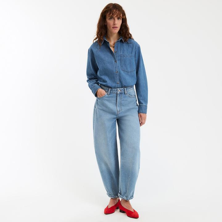 Actual product image La Redoute Collections Hemd aus reinem Baumwoll-Denim (46)