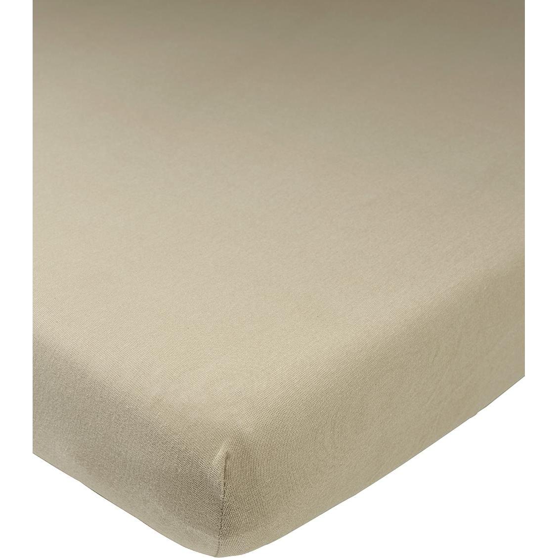 Thumbnail - Meyco, Fixleintuch Babybett, jersey Spannbettlaken 40x80/90 taupe (40 x 80 cm)