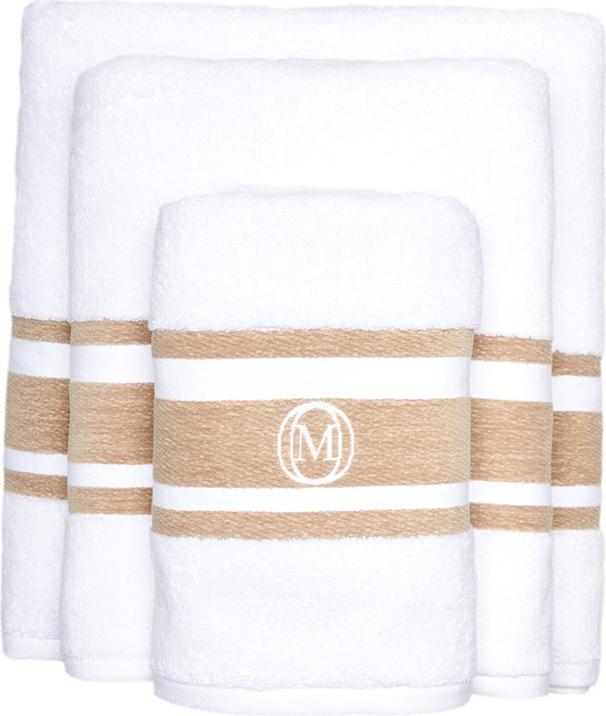 Monogram Linea Badetuch 100x160cm beige (100 x 160 cm)