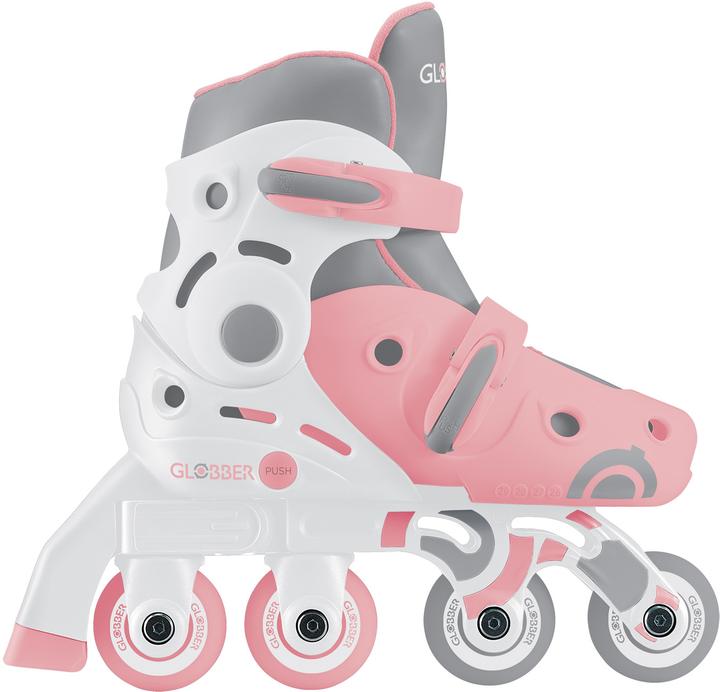 Produktbild Globber LEARNING SKATES 2in1 pastellrosa, Gr. 26-29 (26, 27, 28, 29)