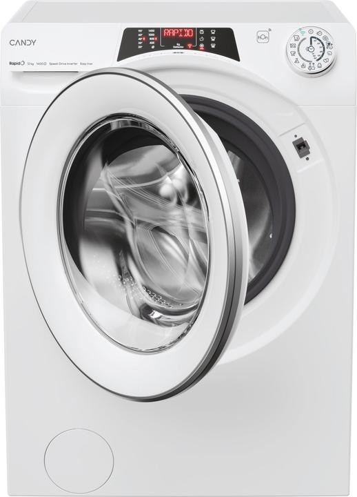 Candy Rapidα RO14126DWMST-S Frontlader-Waschmaschine 12 kg 1400 U/min A Weiss (12 kg, Links)