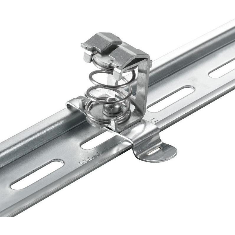 Weidmüller, Schraubstock + Zwinge, Schirmanschlussklemme Ř3-8mm TS35 1252530000