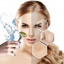 Produktbild Cosmetic Club jade elektrische massage roller grün