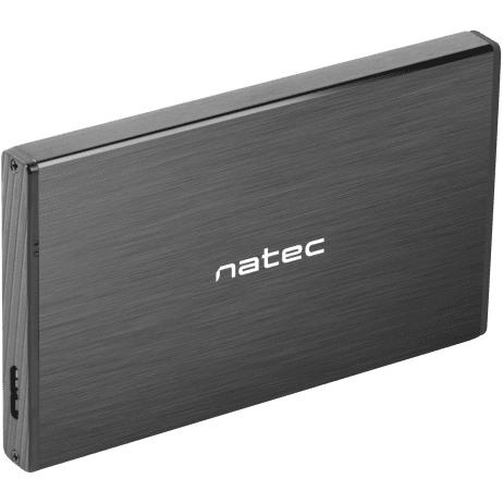 Natec NKZ-0941 Speicherlaufwerksgehäuse HDD / SSD-Gehäuse 2.5 Zoll (2.5"), Festplattengehäuse, Schwarz