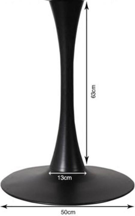 Immagine prodotto Kare Design Tischgestell Schickeria Schwarz Ø80cm