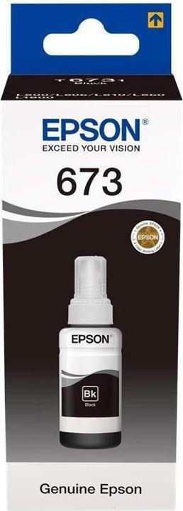 Actual product image Epson T6731 BLACK INK BOTTLE 70ML (FC)