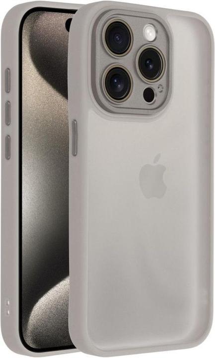 Actual product image OEM Back panel cover VARIETE Case for IPHONE 13 steel (Apple iPhone 13)