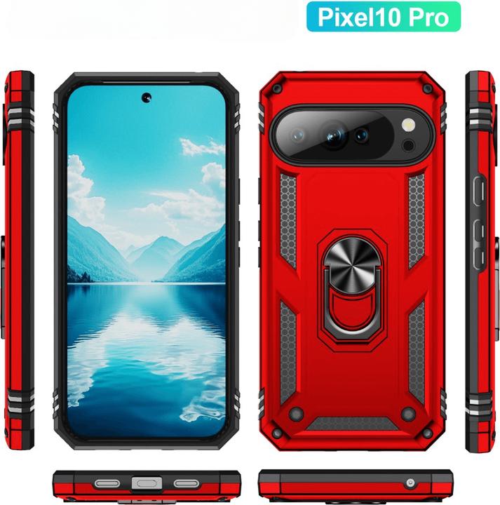 Actual product image Cover-Discount Google Pixel 10 / 10 Pro - Robustes Back Cover mit Kickstand (Google Pixel 10 Pro, Google Pixel 10)