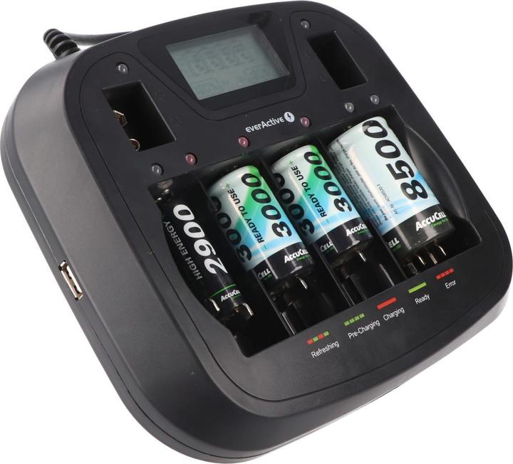 Produktbild Everactive NC-900U (1 Stk., C, D, AAA, AA, Ladegerät ohne Akku)
