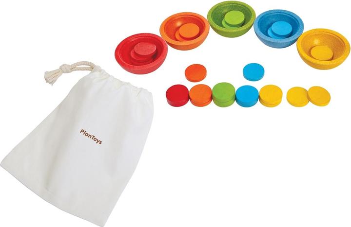 Produktbild Plantoys Sortier- und Zählbecher