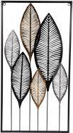 Produktbild IKO Moderne Metall-Wanddekoration "Blätter" zum Hängen