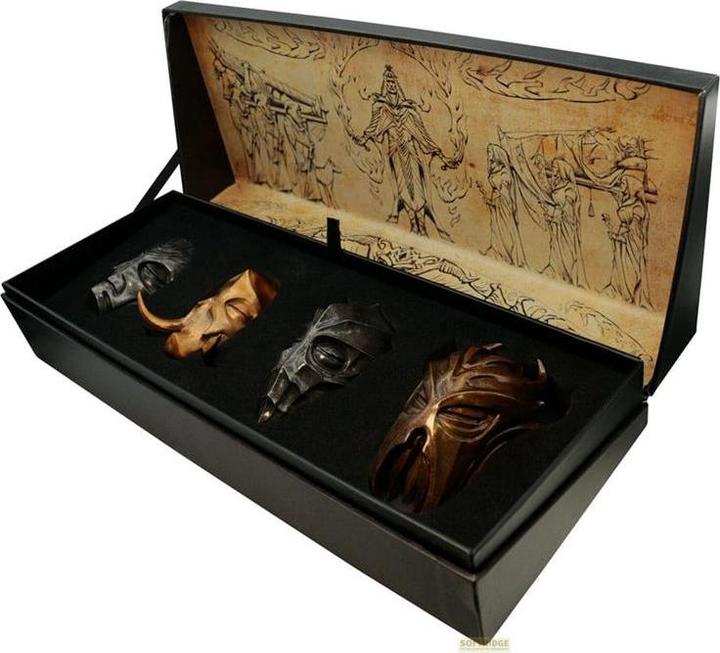 Produktbild Fanattik ELDER SCROLLS V SKYRIM -Set 4 Masques de Prêtre Dragon Edition Limitée