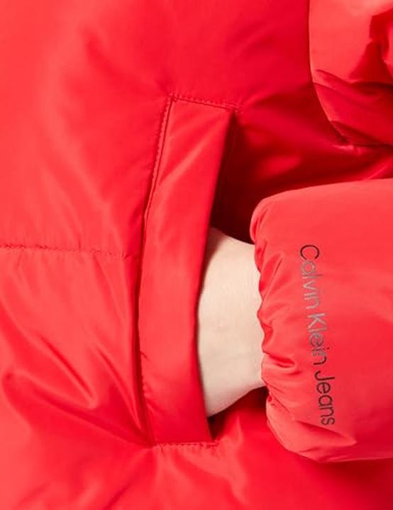Actual product image Calvin Klein Non Down Cropped Puffer Quilted Jacket (M)