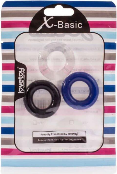 Produktbild Lovetoy 3er-Pack Penisring Power Plus
