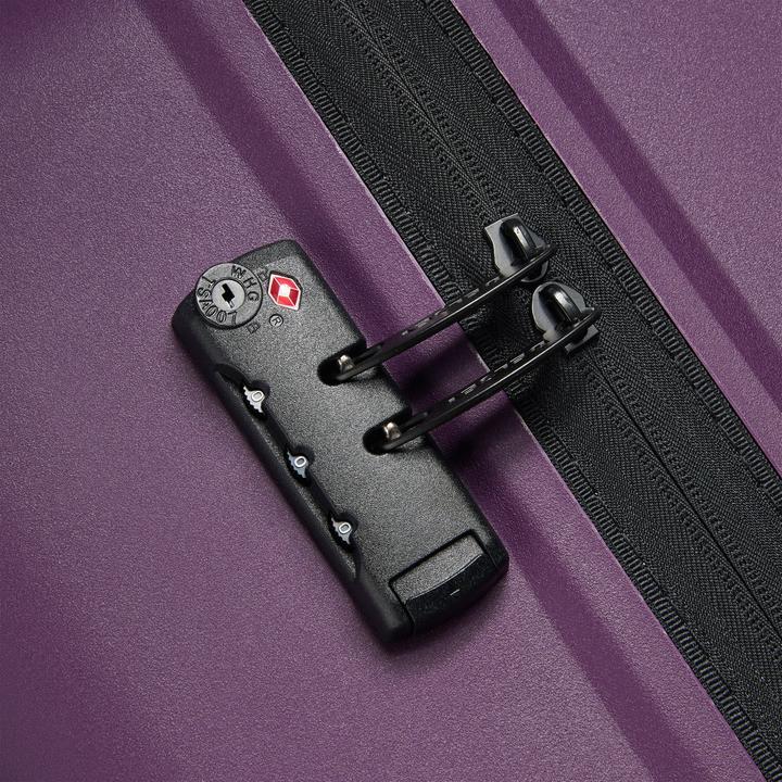 Actual product image Delsey Ordener 77 cm Travel suitcase, purple