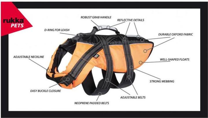 Image du produit Rukka Gilet de sécurité Safety Life (XS, Gilet pour chien)