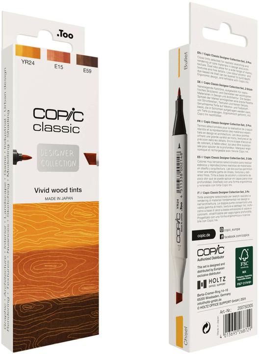Produktbild Copic Classic Designer Collection (3x)