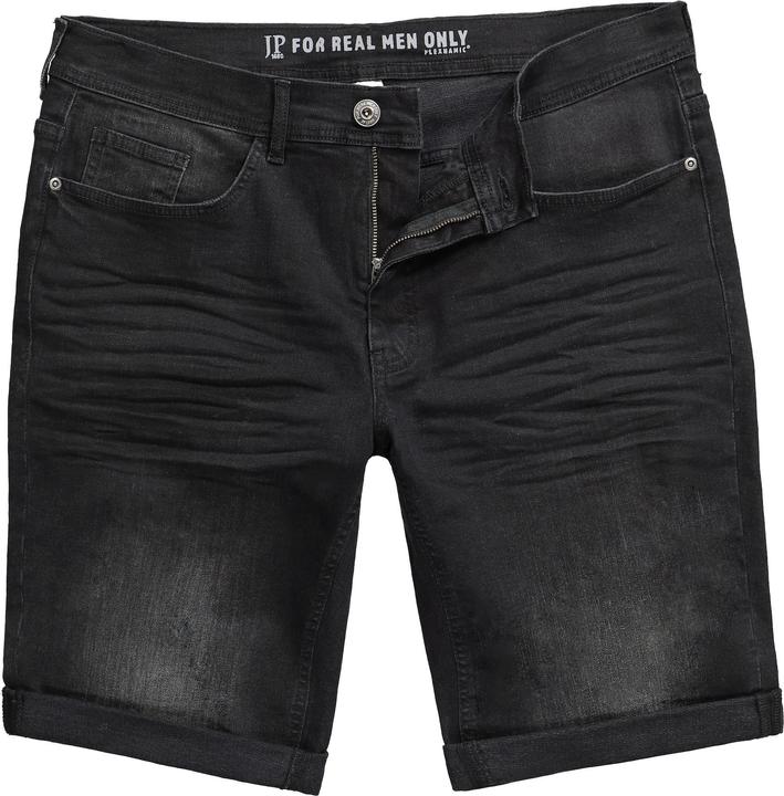 Actual product image JP1880 denim Bermuda shorts FLEXNAMIC®, denim, 5-pocket, destroyed, up to size 72 (62)