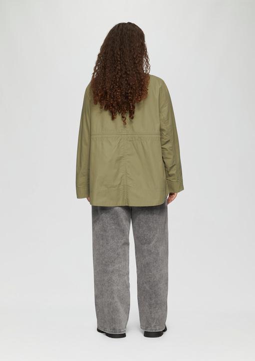 Produktbild S.Oliver Outdoor-Jacke Baumwolljacke mit Tunnelzug in der Taille (46)