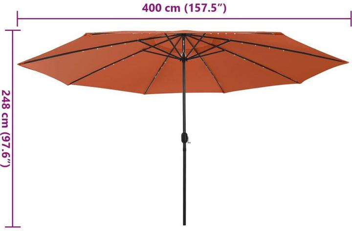 Immagine prodotto vidaXL Sonnenschirm (4 m)