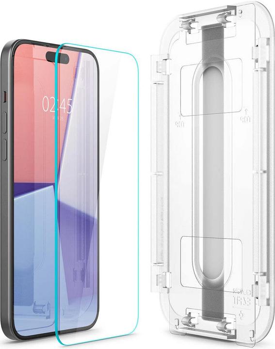 Actual product image Spigen Glas.TR EZ Fit (2 pcs., Apple iPhone 15)