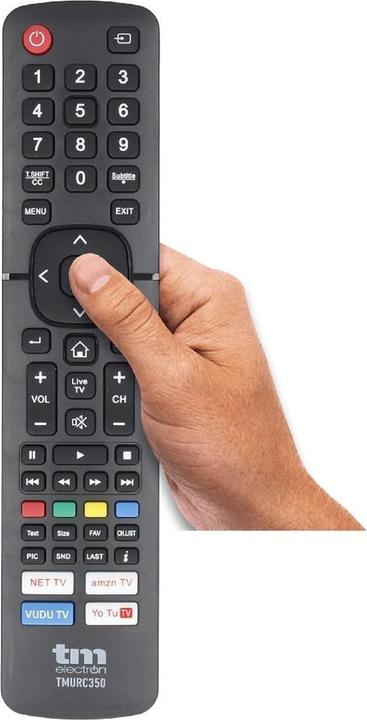 Image du produit TM Electron Télécommande universelle Hisense Noir (Télécommande universelle, Infrarouge)