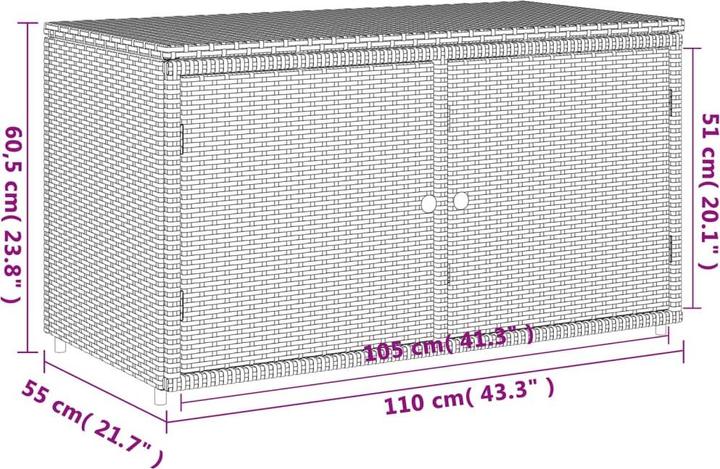 Image du produit vidaXL Gartenschrank