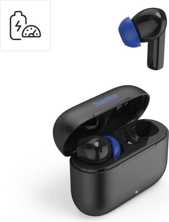 Actual product image Hama Passion Clear II in-ear headphones black (ANC, 20 h, Wireless)