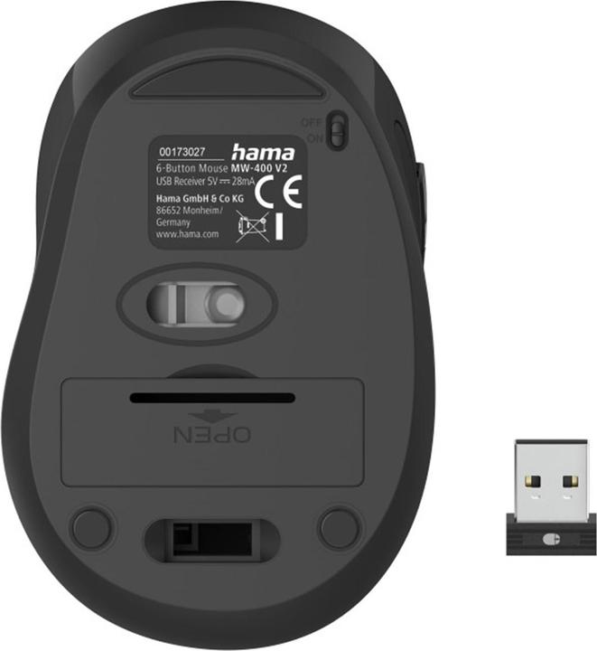 Actual product image Hama Wireless 6-Button Mouse MW-400 V2 Denim (Wireless)