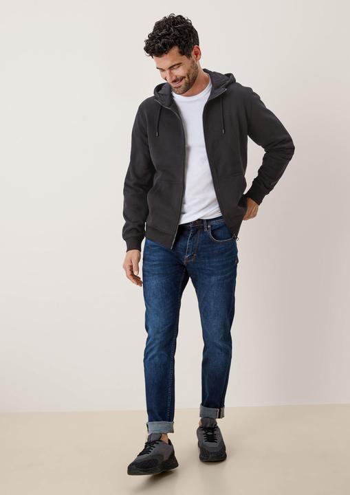 Produktbild s.Oliver Sweatshirt Jacke Sweatjacke mit Kapuze (S)