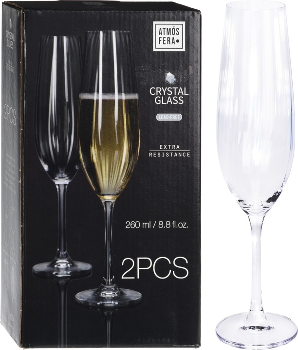 Actual product image Koopman Gleichamberg (26 cl, 2 Glasses, Champagne glasses)